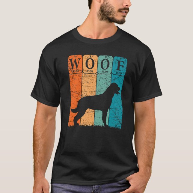 Rottweiler Hund Periodic Bord Inslag Hund älskare  T Shirt (Framsida)