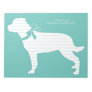 Rottweiler Hund Puppy Rottie Anteckningsblock