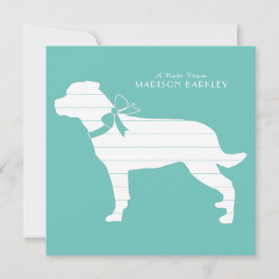 Rottweiler Hund Puppy Tack Kort