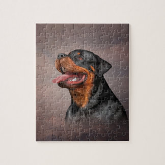 Rottweiler-hund Pussel