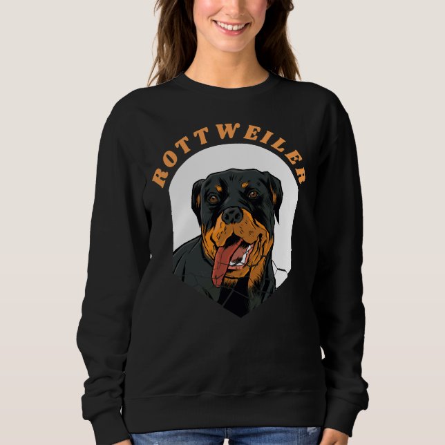 Rottweiler Hund Rotti T Shirt (Framsida)