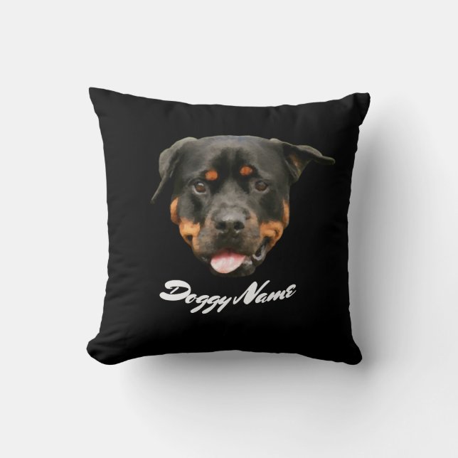 Rottweiler-Hund Skapar din egen Kudde (Framsida)