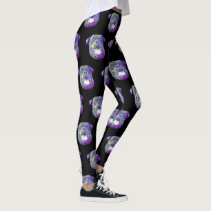Rottweiler-hund-sportföljer Leggings