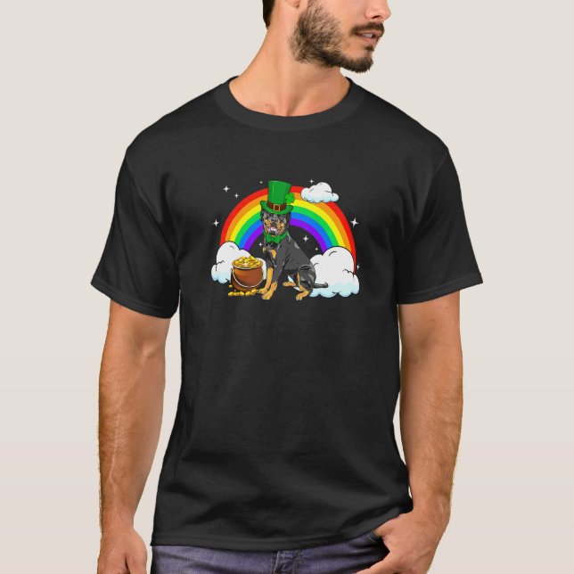 Rottweiler Hund T Shirt (Framsida)