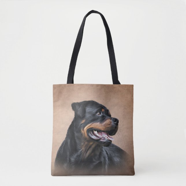 Rottweiler-hund Tygkasse (Framsida)
