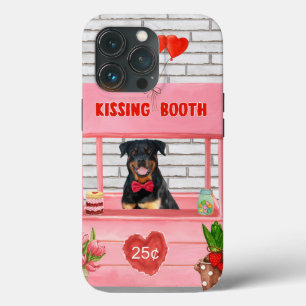 Rottweiler Hund Valentine Day Kissing Booth