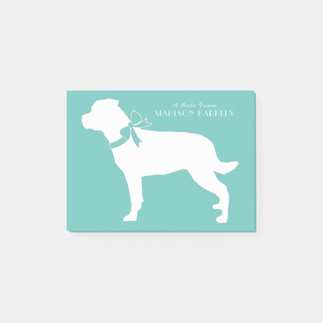 Rottweiler Hund Valp Rottie Post-it Block (Framsida)