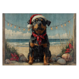 Rottweiler Hund Vintage Beach