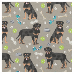 Rottweiler hundar och hund leksaker taupe tyg