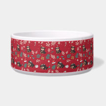 Rottweiler Hundskål Jul Söt Kawaii Högtid