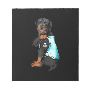 Rottweiler I Kärlek Mamma Tattoo Anteckningsblock