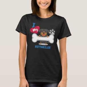 Rottweiler I Kärlek My Rottweiler T Shirt