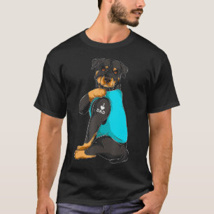 Rottweiler I Kärlek Pappa Tattoapparel Hund Pappa T Shirt