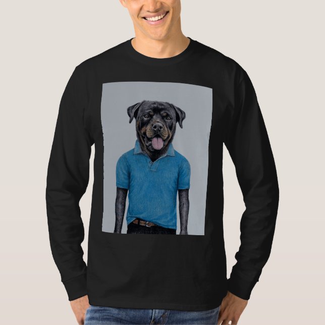 Rottweiler i Polo T Shirt (Framsida)