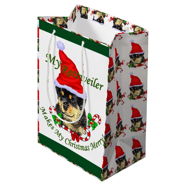 Rottweiler-jul (Baksidan Vinklad)