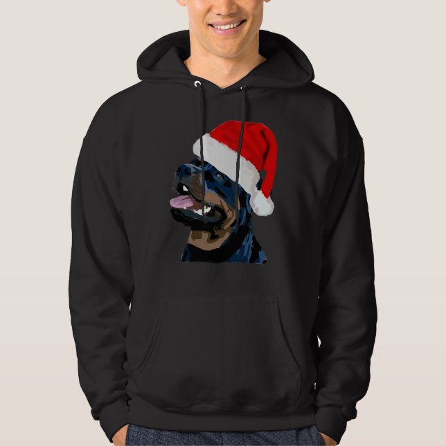 Rottweiler jul Epic Hoodie (Framsida)