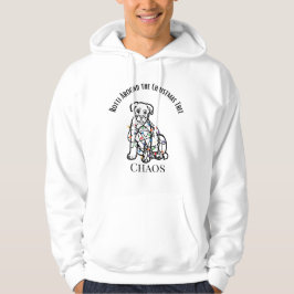 Rottweiler Jul Ljus Anpassningsbar Hoodie