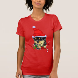 Rottweiler jul Merry T Shirt
