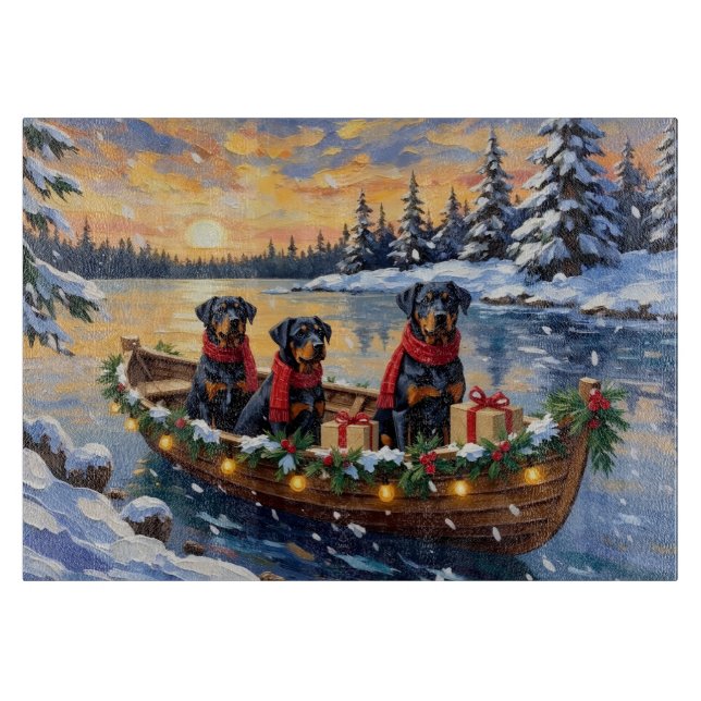 Rottweiler julbåt semester (Framsidan)