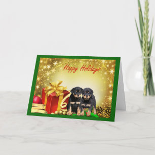 Rottweiler julkortgåvor helgkort