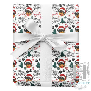 Rottweiler julpresentpapper presentpapper