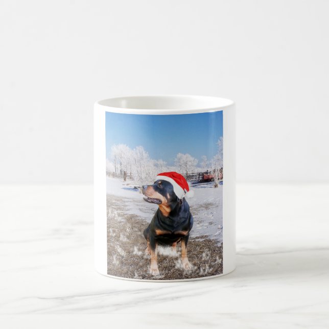 Rottweiler-julsockekaffe Mugg 11 oz (Center)