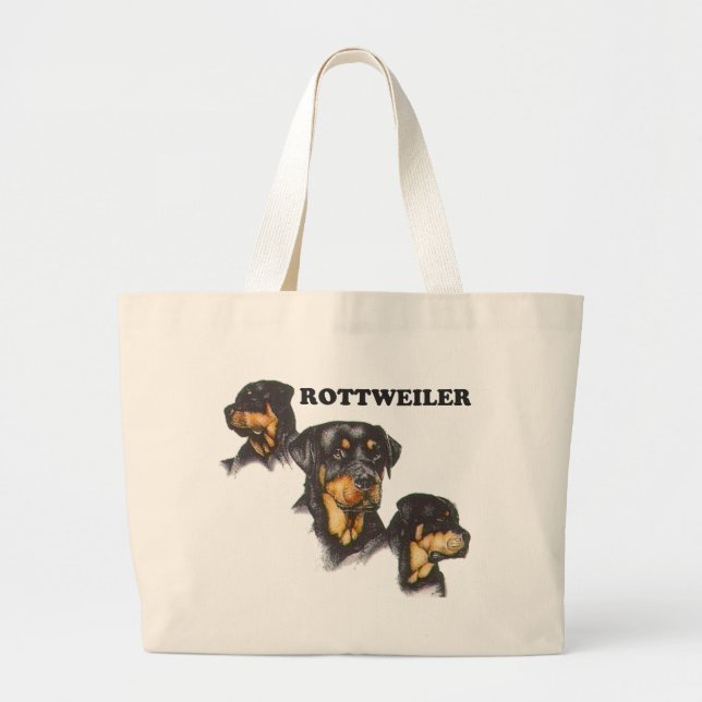 Rottweiler Jumbo Tygkasse (Framsidan)