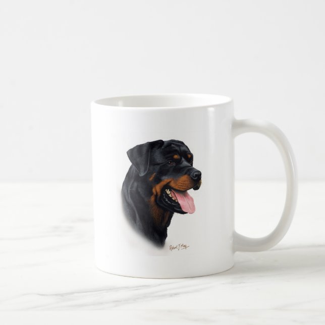 Rottweiler Kaffemugg (Höger)