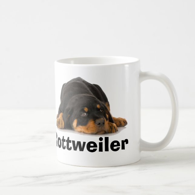 Rottweiler Kaffemugg (Höger)
