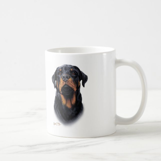 Rottweiler Kaffemugg (Höger)