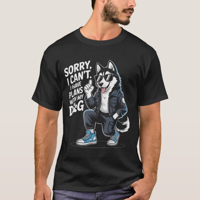 Rottweiler kan inte ha planer med M T Shirt (Framsida)