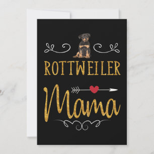 Rottweiler kärlek mamma julkort