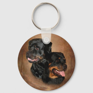 Rottweiler Keychain Nyckelring