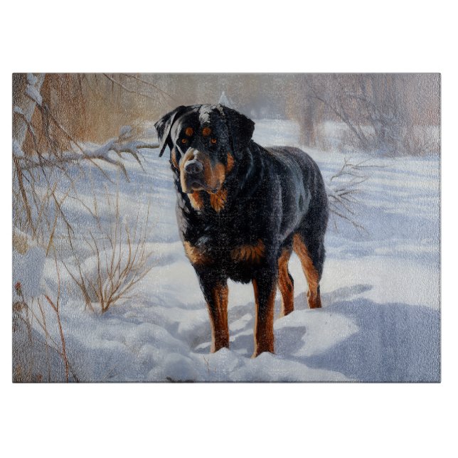 Rottweiler Låt det snöa jul (Framsidan)