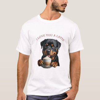 Rottweiler Latte T Shirt