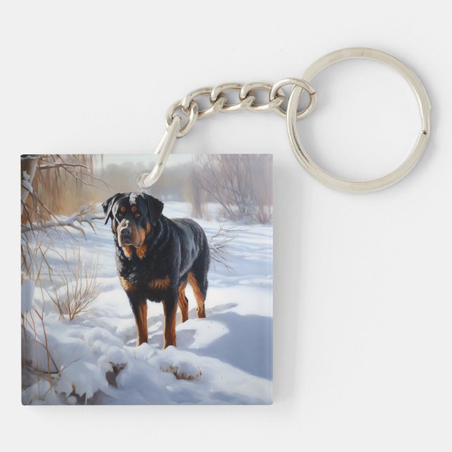 Rottweiler Let It Snow Jul (Baksidan)