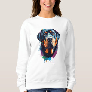 Rottweiler Livlig och Färgrik T Shirt