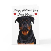 Rottweiler lycklig Mors dag Hund Mamma