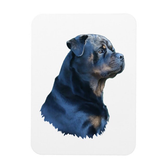 Rottweiler Magnet (Vertikal)