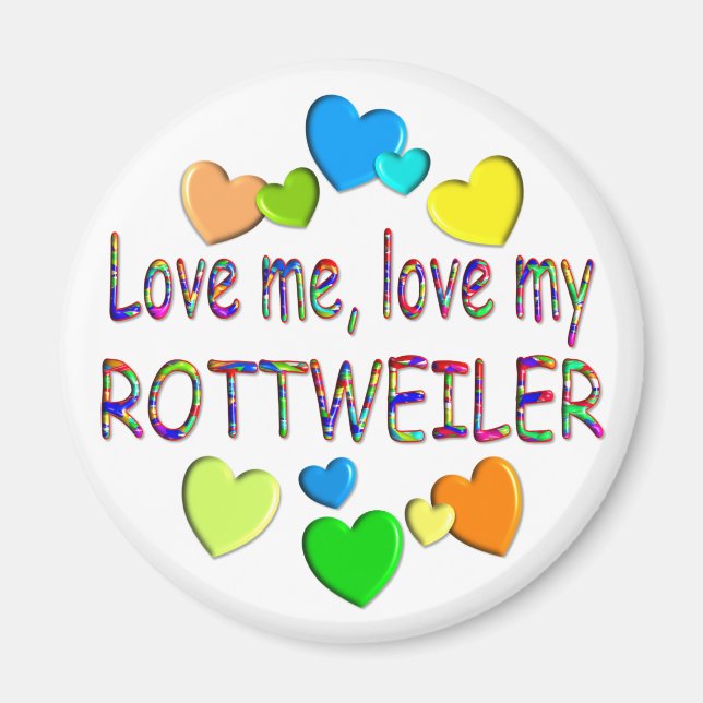 ROTTWEILER MAGNET (Framsidan)