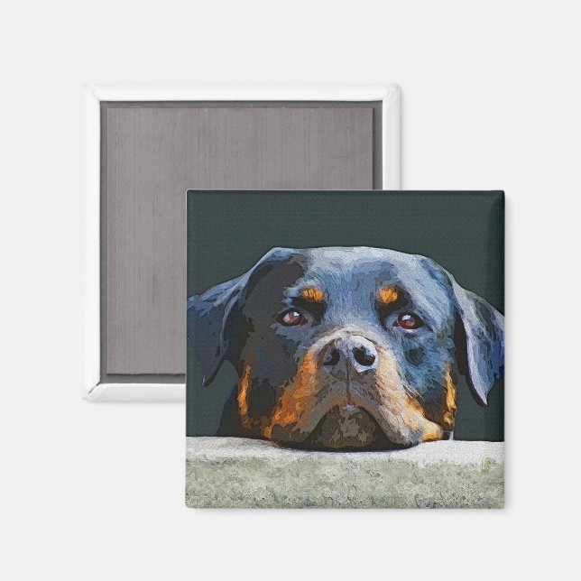 Rottweiler Magnet (Front/Back)