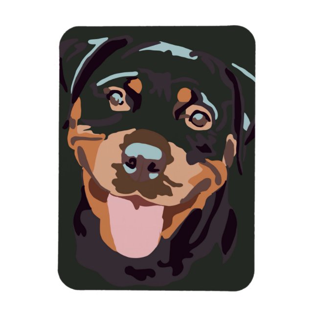 Rottweiler magnet (Vertikal)
