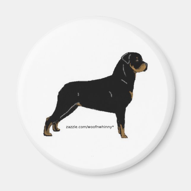 Rottweiler Magnet (Framsidan)