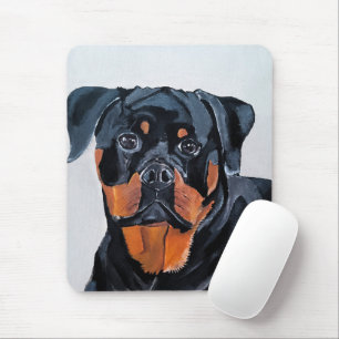 Rottweiler-målning av Alfred Fox Musmatta