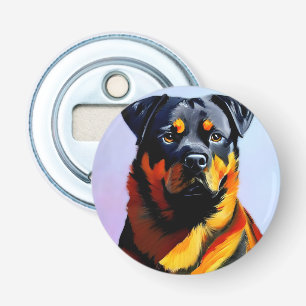 Rottweiler-målning Flasköppnare