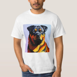 Rottweiler-målning T Shirt