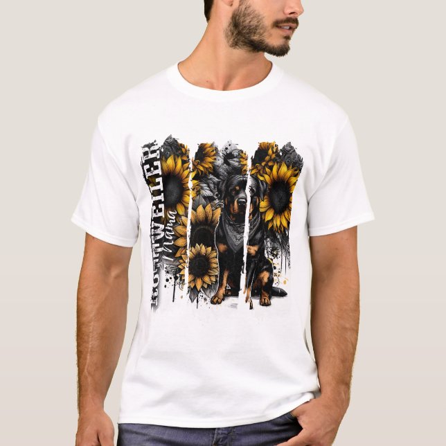 Rottweiler Mama T Shirt (Framsida)