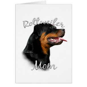 Rottweiler Mamma 2 Hälsningskort