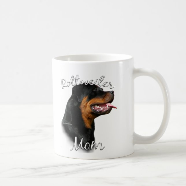 Rottweiler Mamma 2 Kaffemugg (Höger)