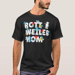 Rottweiler Mamma Blommigt Hund älskare för Women C T Shirt